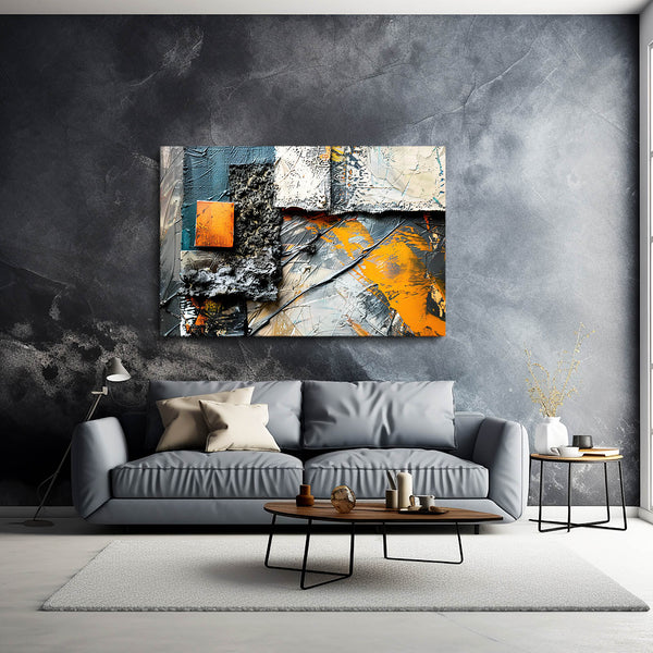 Textured Layers Abstract Art | MusaArtGallery™