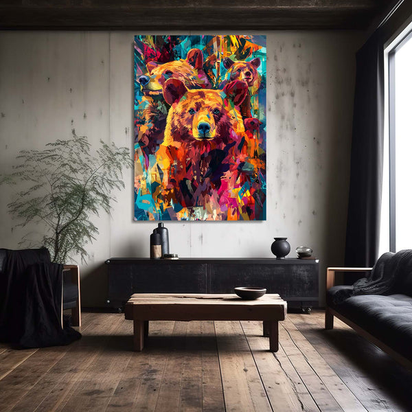 Three Bear Wall Art