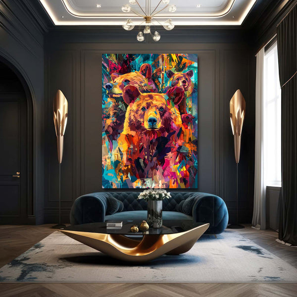 Three Bear Wall Art