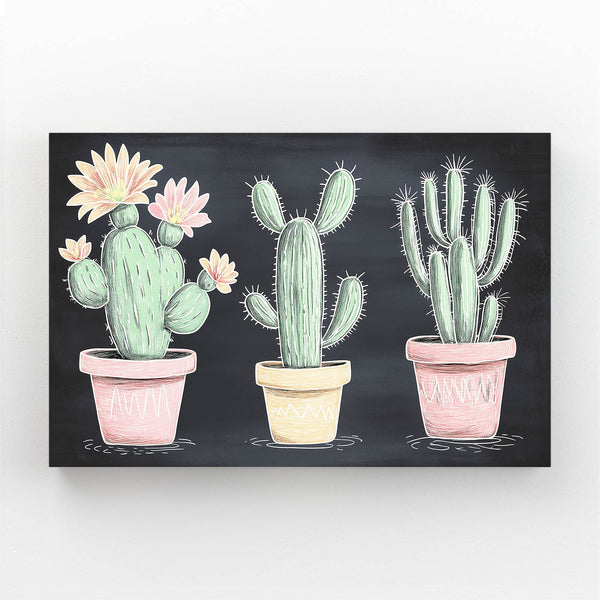 Three Cactus Art Print