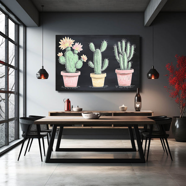 Three Cactus Art Print