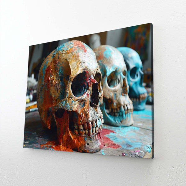 Three Face Skull Art | MusaArtGallery™