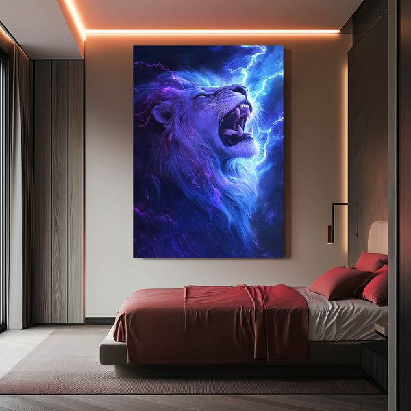 Thunder Roar Lion Wall Art | MusaArtGallery™