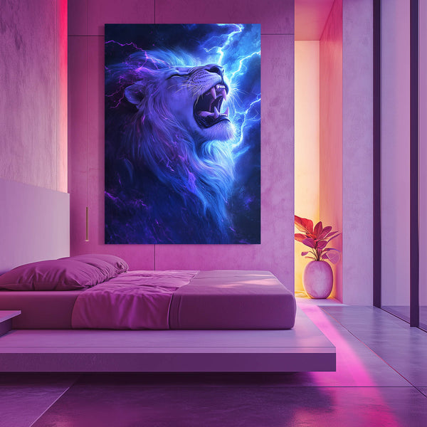 Thunder Roar Lion Wall Art | MusaArtGallery™