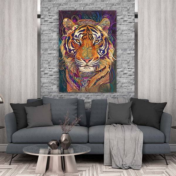 Tiger Art Tattoo Canvas  | MusaArtGallery™