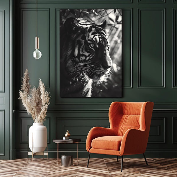 Tiger Black And White Clip Art | MusaArtGallery™