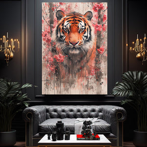 Tiger Bunch Flower Art | MusaArtGallery™