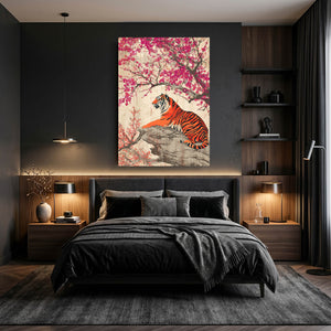 Tiger Cherry Blossom Tree Wall Art