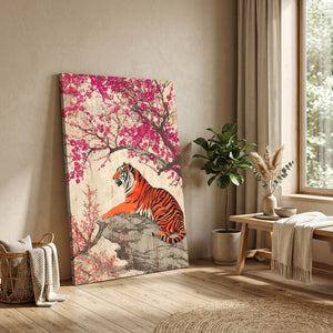 Tiger Cherry Blossom Tree Wall Art