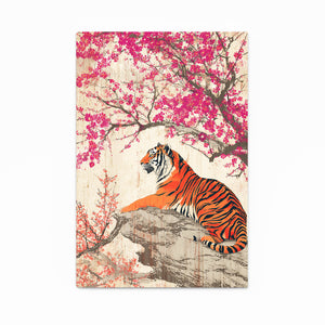 Tiger Cherry Blossom Tree Wall Art