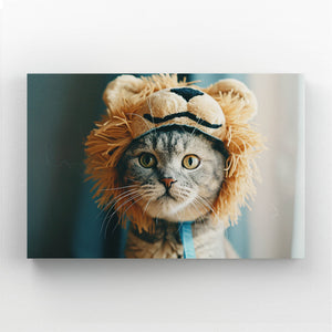 Tiger Hat Cat Art | MusaArtGallery™
