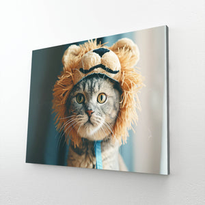 Tiger Hat Cat Art | MusaArtGallery™