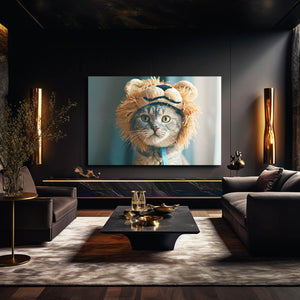 Tiger Hat Cat Art | MusaArtGallery™