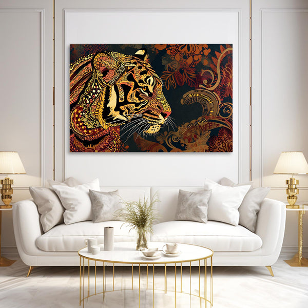 Tiger Head Wall Art | MusaArtGallery™