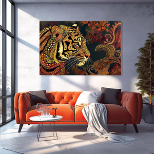 Tiger Head Wall Art | MusaArtGallery™