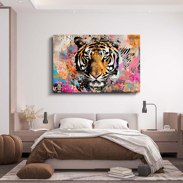 Tiger Face Artwork  | MusaArtGallery™