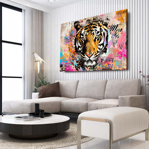 Tiger Face Artwork  | MusaArtGallery™