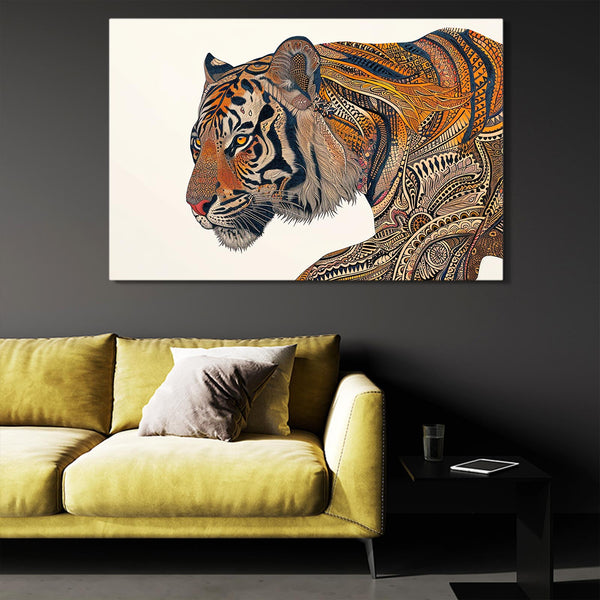 Tiger Print Wall Art | MusaArtGallery™