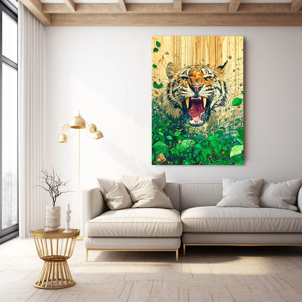 Tiger Roar Wall Art | MusaArtGallery™