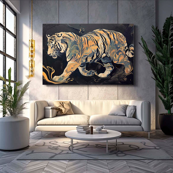 Tiger Wall Framed Art | MusaArtGallery™