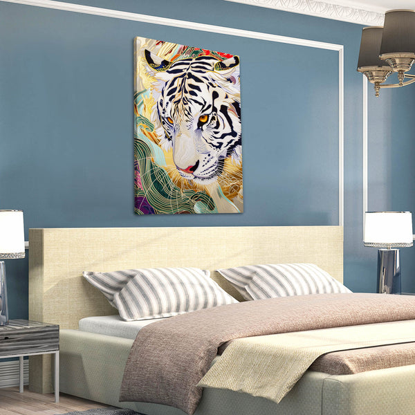 Tiger White Chinese Art | MusaArtGallery™