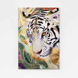Tiger White Chinese Art | MusaArtGallery™