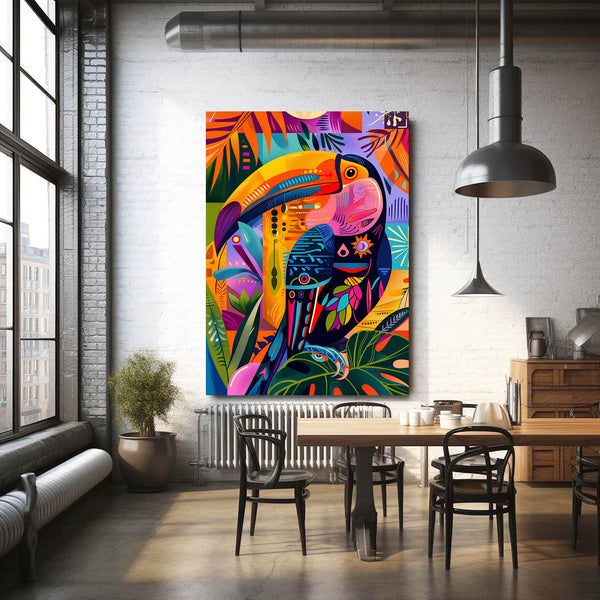 Toucan Boho Wall Art   | MusaArtGallery™