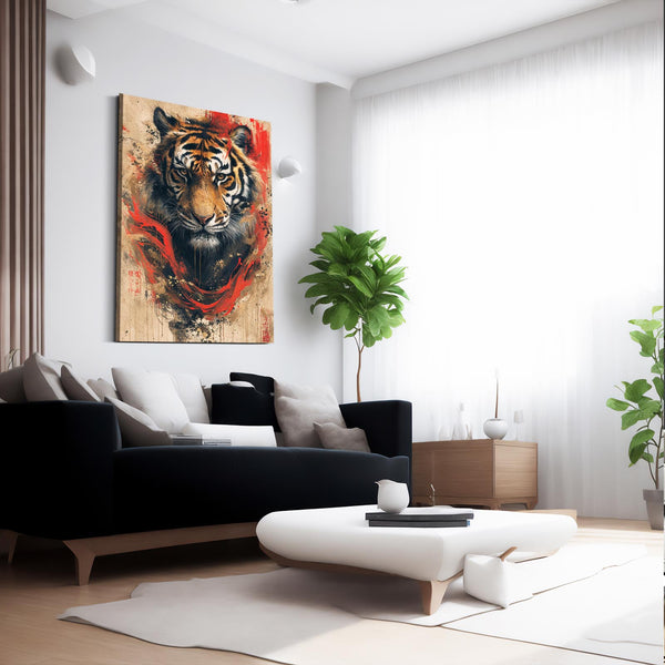 Traditional Korean Tiger Art | MusaArtGallery™