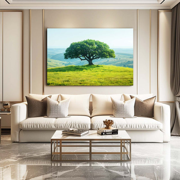 Tranquil Hill Tree Art | MusaArtGallery™