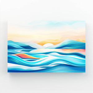 Tranquil Horizon Abstract Art | MusaArtGallery™