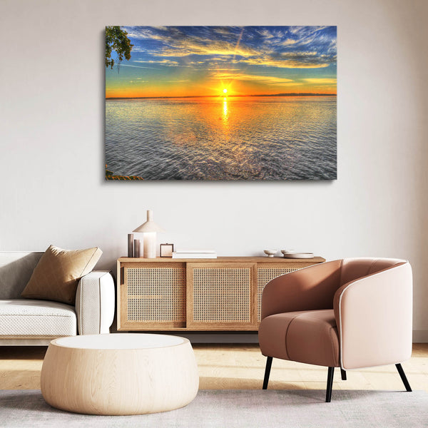 Tranquil Waters Sunset Art | MusaArtGallery™