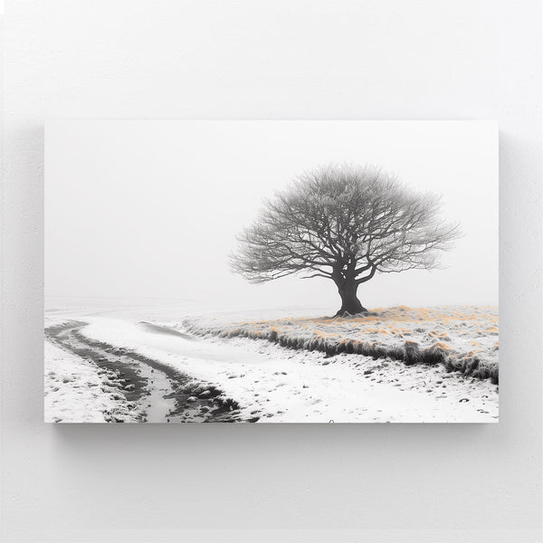 Tree Art Frosted Serenity | MusaArtGallery™