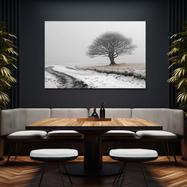 Tree Art Frosted Serenity | MusaArtGallery™