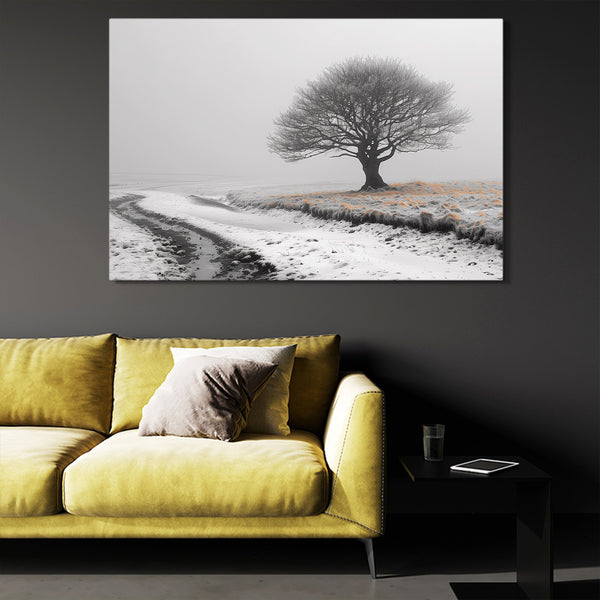 Tree Art Frosted Serenity | MusaArtGallery™