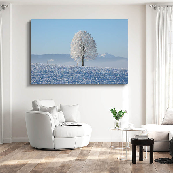 Tree Art Frosted Tranquility | MusaArtGallery™