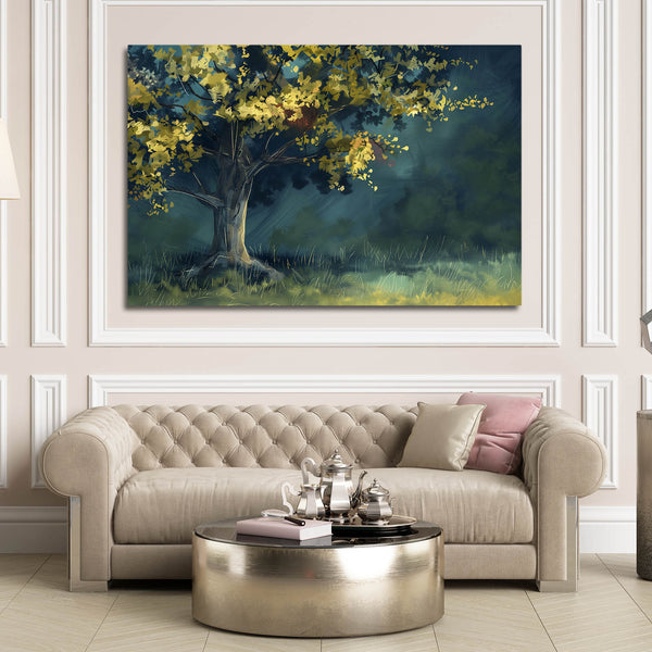 Tree Art Golden Canopy | MusaArtGallery™