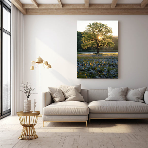 Tree Art Golden Radiance | MusaArtGallery™