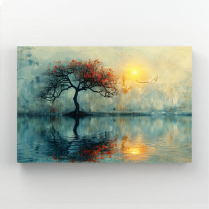 Tree Art Serenity Reflection | MusaArtGallery™