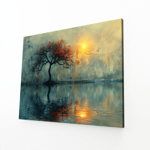 Tree Art Serenity Reflection | MusaArtGallery™