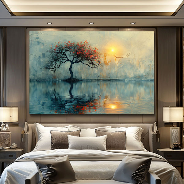 Tree Art Serenity Reflection | MusaArtGallery™