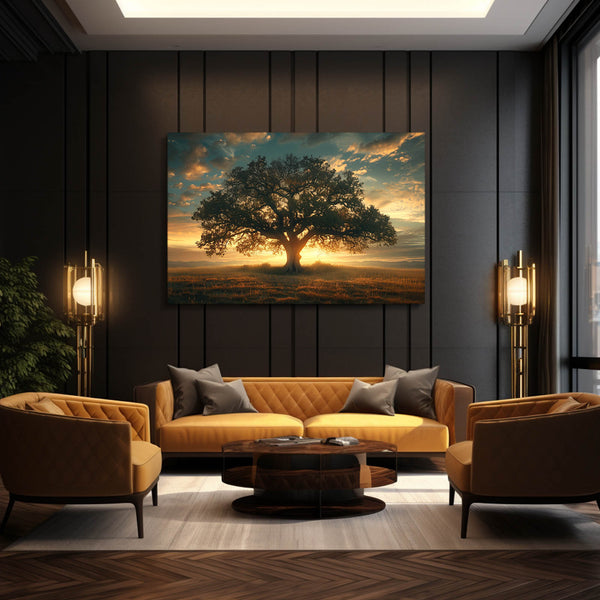 Tree Art Sunset Glow | MusaArtGallery™