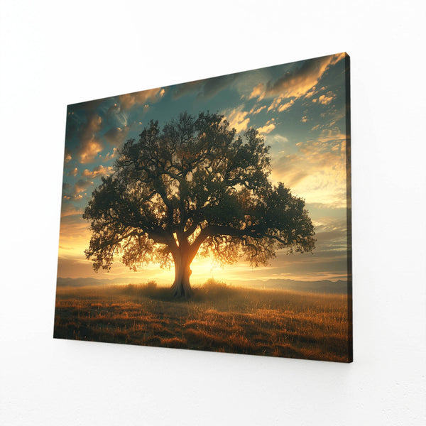 Tree Art Sunset Glow | MusaArtGallery™