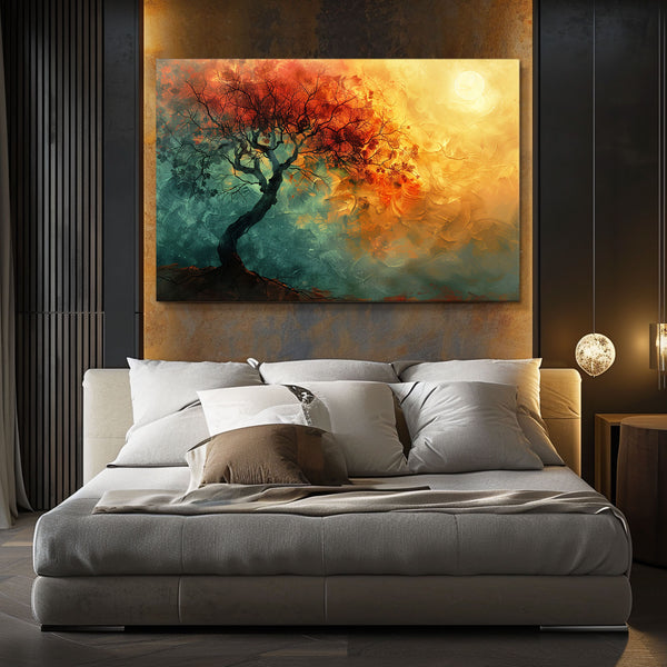 Tree Art Sunset Serenity | MusaArtGallery™