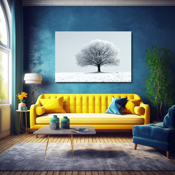 Tree Art Winter Solitude | MusaArtGallery™