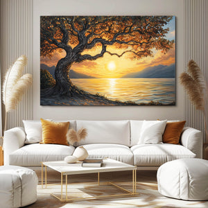 Tree Of Life Wall Art Sunset