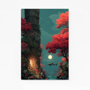 Tree Shark Canvas