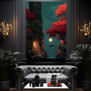Tree Shark Canvas