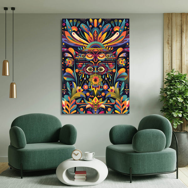 Tribal Essence Mexican Wall Art | MusaArtGallery™