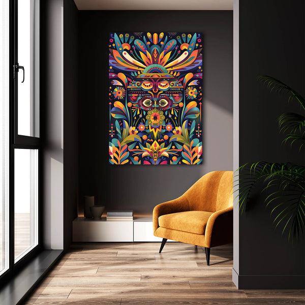 Tribal Essence Mexican Wall Art | MusaArtGallery™