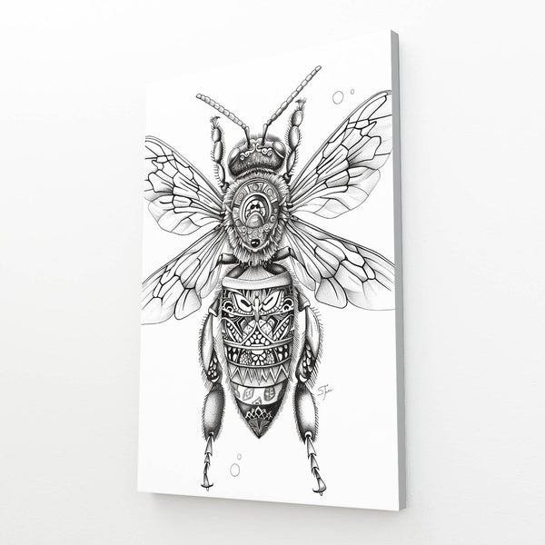 Tribal Pattern Bee Art | MusaArtGallery™